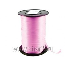 Лента 5ммХ500м розовая светл #2