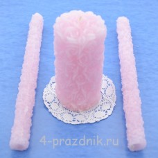 Набор свадебных свечей, розовый sve094